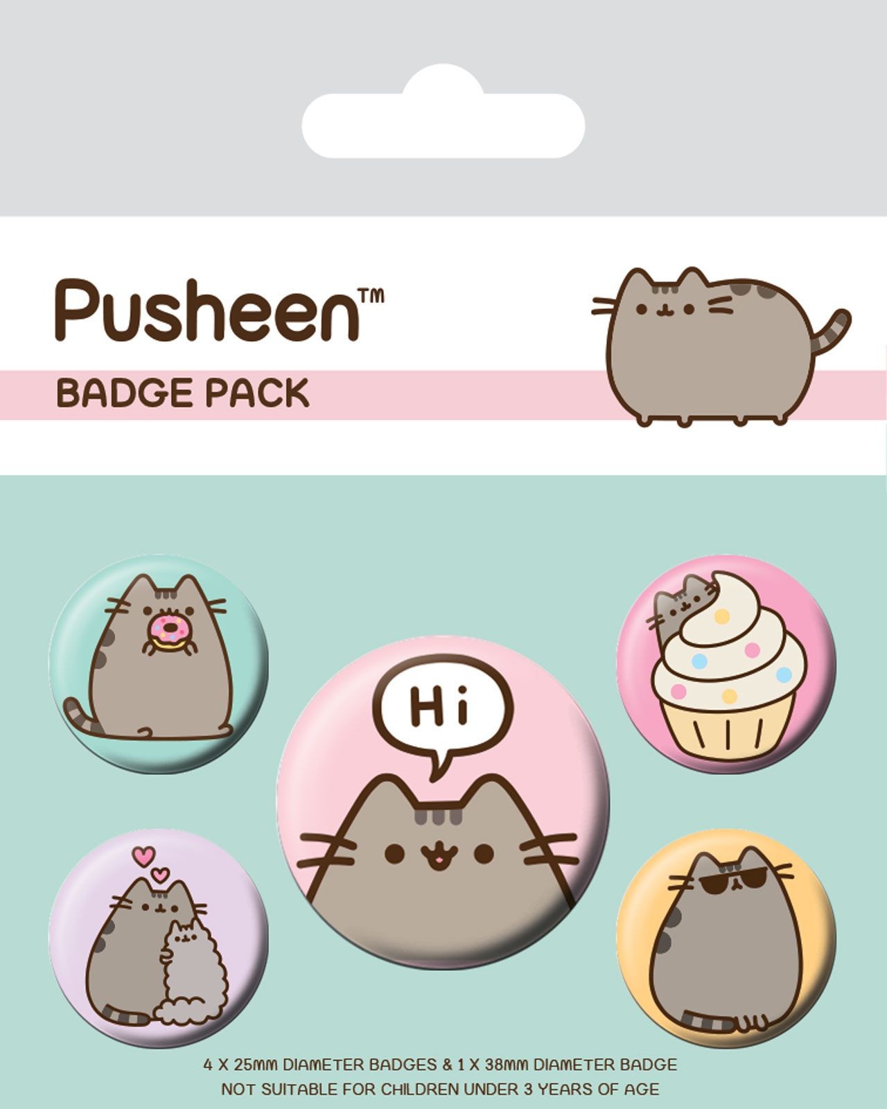 Przypinki - Pusheen Hi