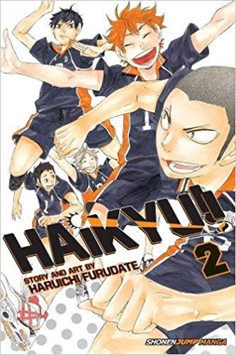 Okładka mangi (Viz Media) Haikyu!! - Tom 2 (eng.)