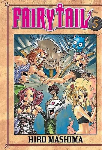 Manga - Fairy Tail tom 5 — okładka mangi
