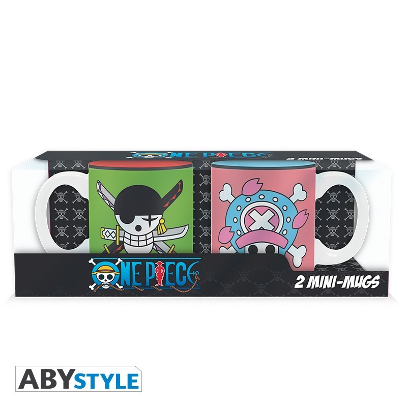 Zestaw kubków espresso - Zoro i Chopper