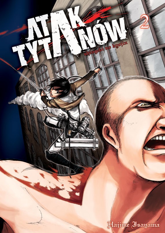 Okładka mangi (JPF) Manga - Attack on Titan tom 2