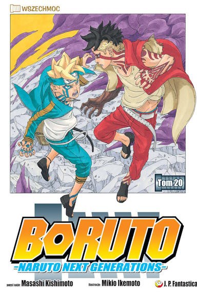 Boruto tom 20 — okładka mangi