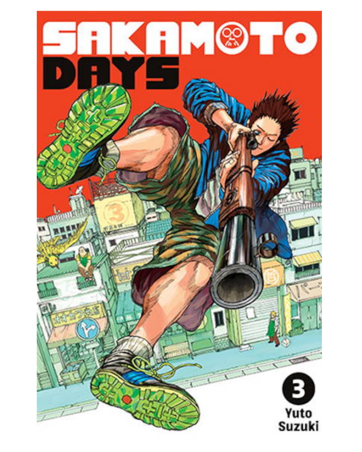 Sakamoto Days - tom 3 — okładka mangi