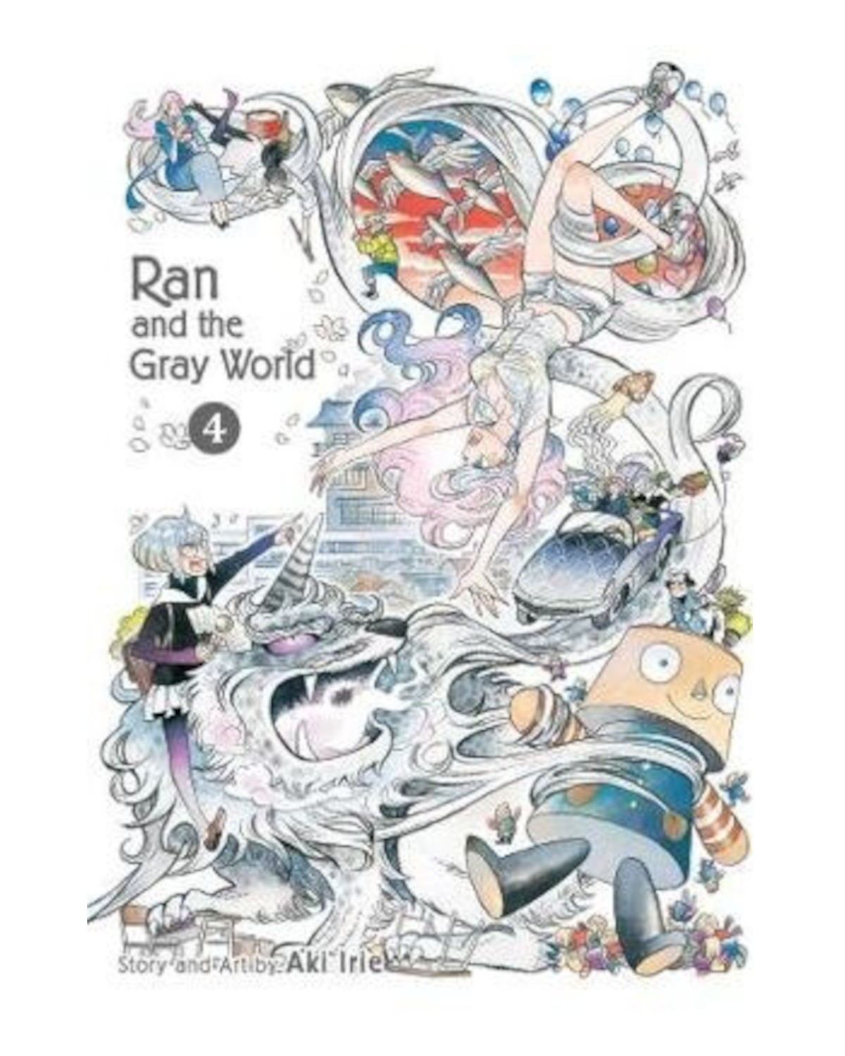 Magiczny Świat Ran — Manga Ran and the Gray World (eng.) - tom 4 — okładka mangi
