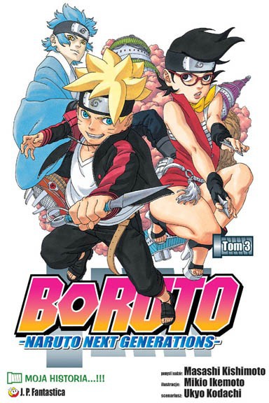 Manga - Boruto tom 3 — okładka mangi
