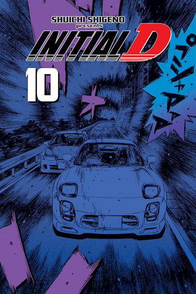 Initial D - tom 10 — okładka mangi