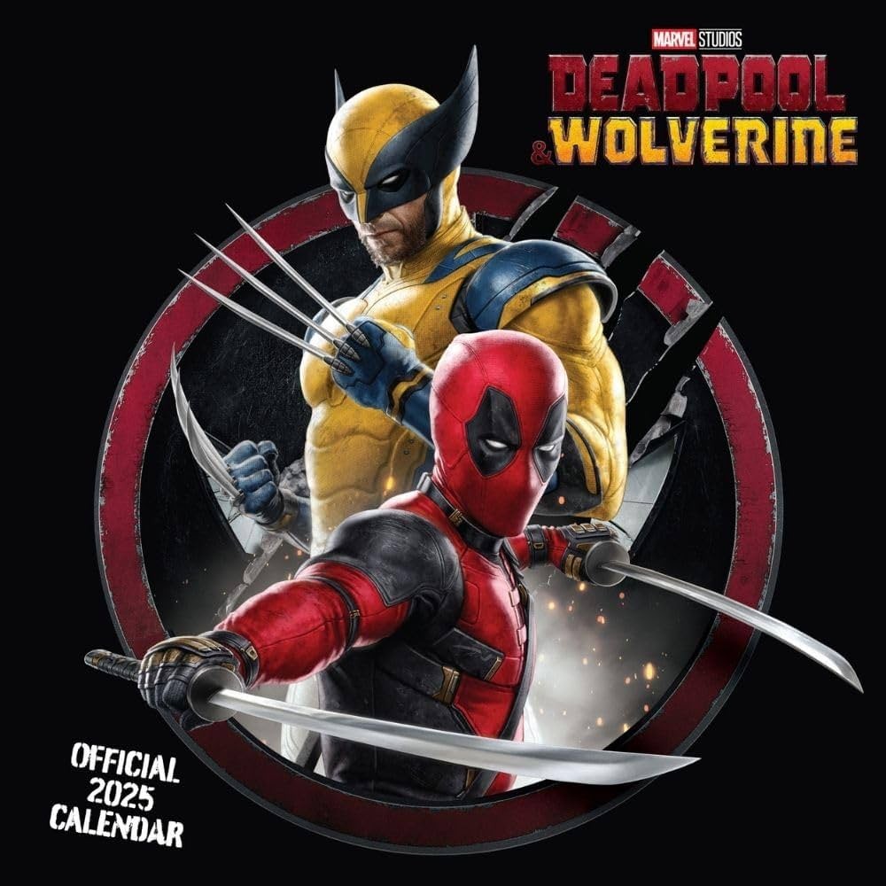 Kalendarz 2025 - Deadpool & Wolverine