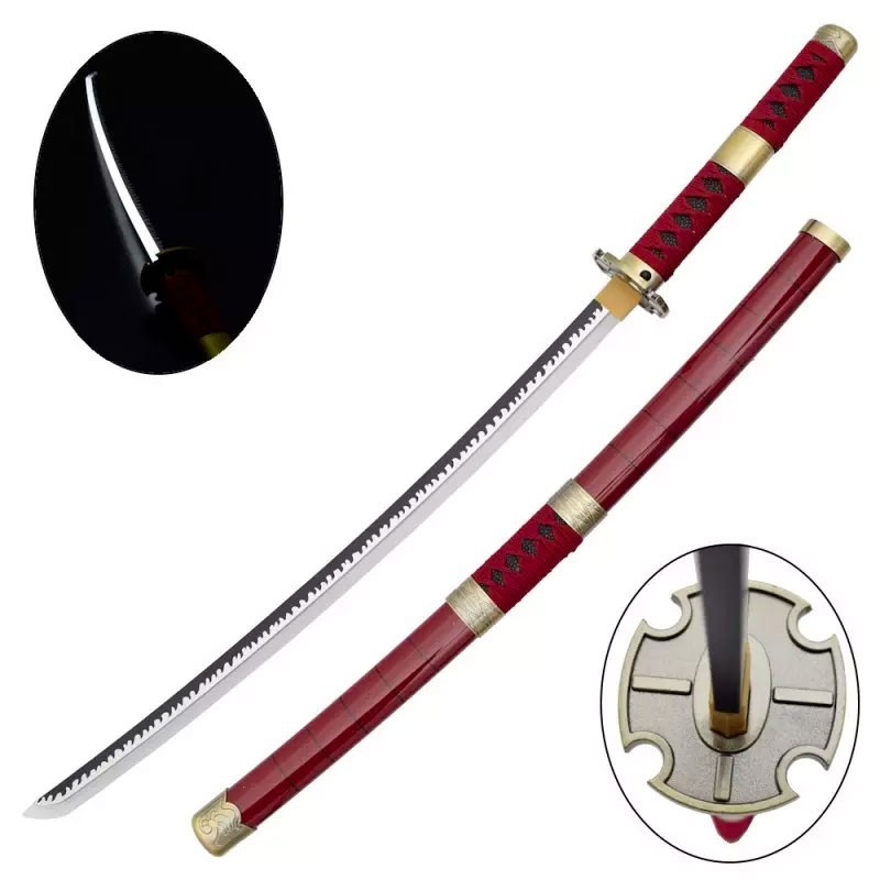 Gadżety Katana z pochwą - Roronoa Zoro (Biały LED)