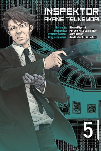 Psycho-Pass — Manga Inspektor Akane Tsunemori Tom 5 — okładka mangi
