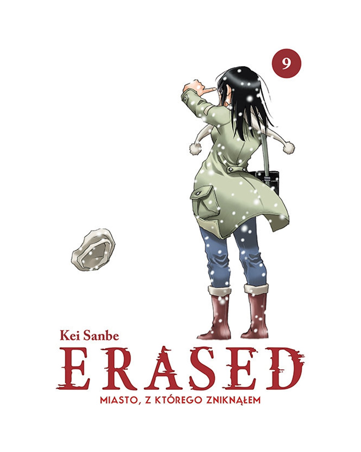 Okładka mangi (Dango) Erased - Miasto, z którego zniknąłem - Tom 9