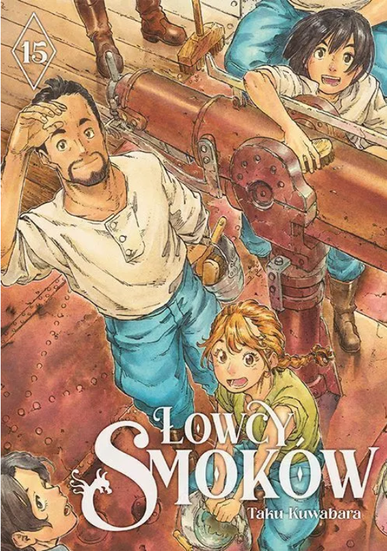 Łowcy Smoków - tom 15 — okładka mangi