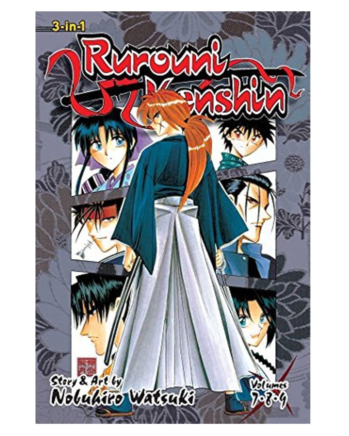 Okładka mangi (Viz Media) Rurouni Kenshin (eng.) - tom 7,8,9 (3 w 1)