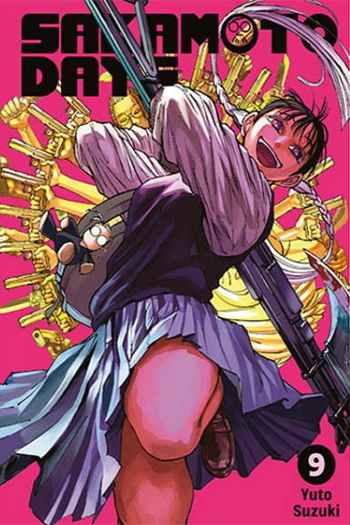 Sakamoto Days - tom 9 — okładka mangi