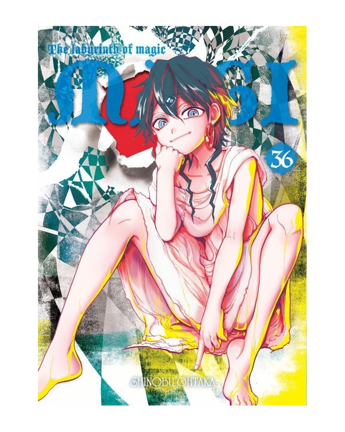 Magi: the labyrinth of magic - tom 36 — okładka mangi