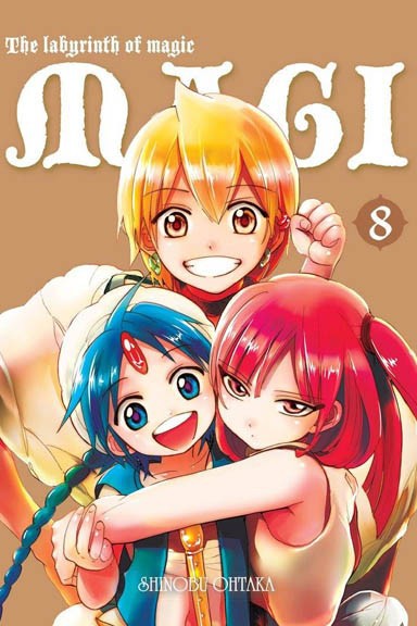 Okładka mangi (Waneko) Magi: the labyrinth of magic - tom 8