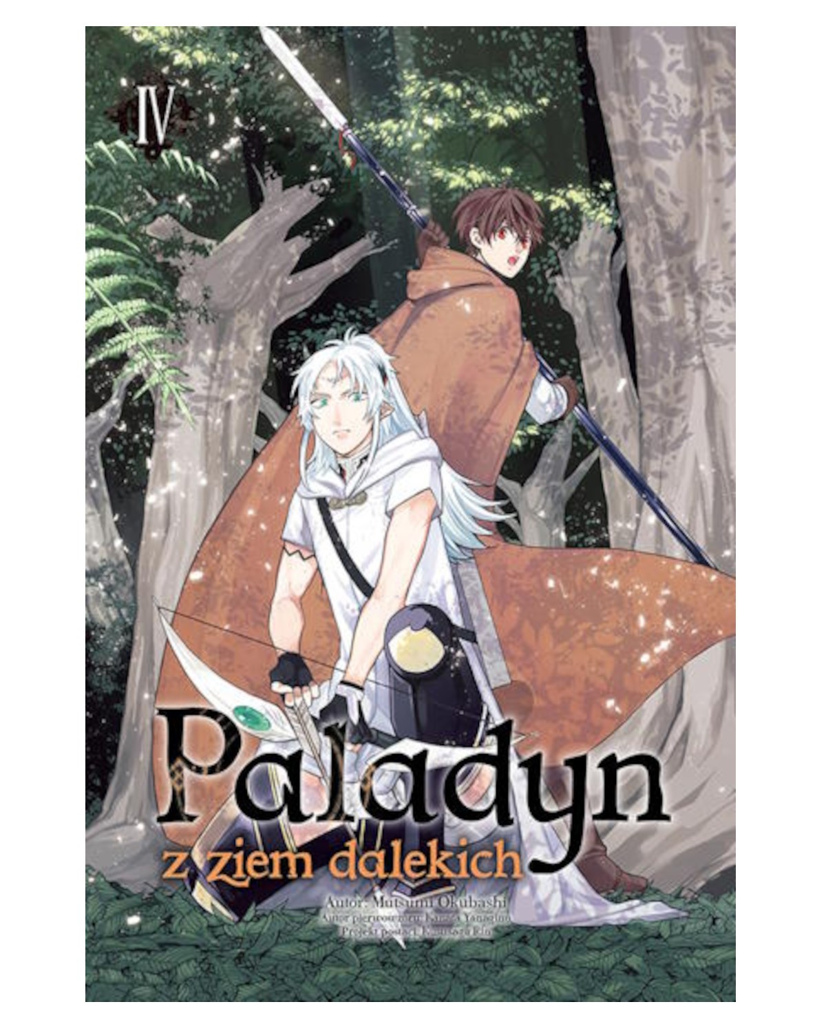 Paladyn z ziem dalekich - tom 4 — okładka mangi