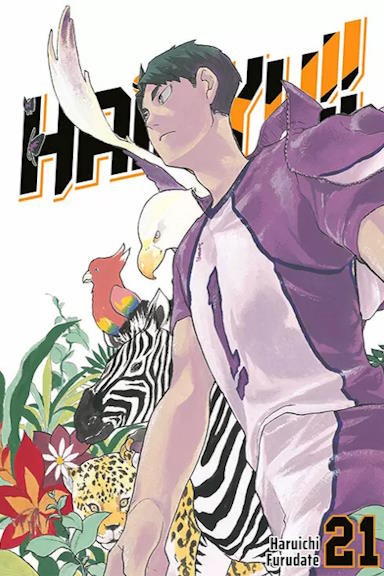Haikyu!! - tom 21 — okładka mangi