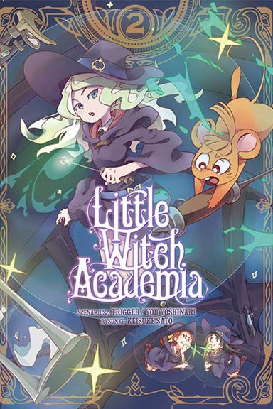 Okładka mangi (Studio JG) Little Witch Academia - Tom 2