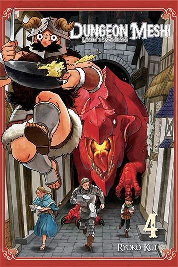 Dungeon Meshi - tom 4 — okładka mangi