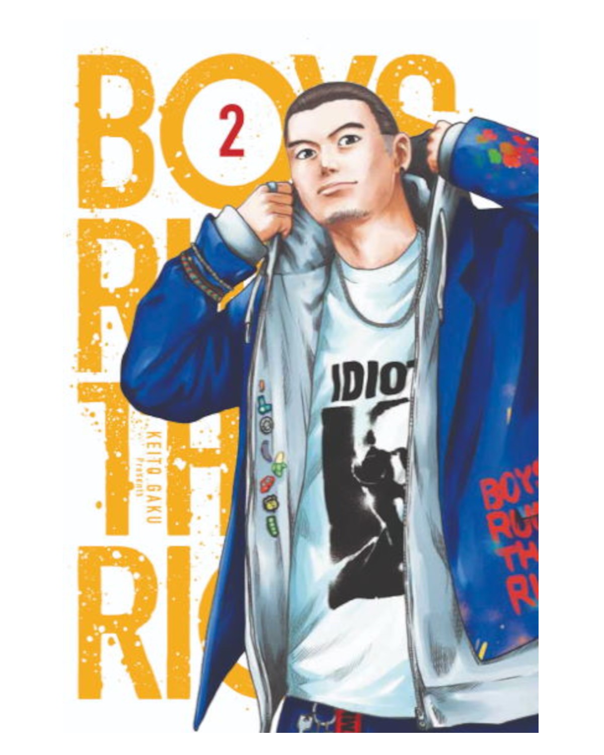 Boys Run The Riot - tom 2 — okładka mangi