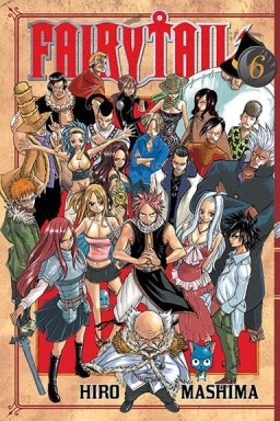 Manga - Fairy Tail tom 6 — okładka mangi