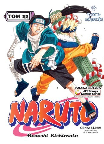 Okładka mangi Manga Naruto tom 22