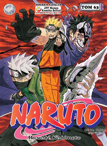 Okładka mangi Manga Naruto tom 63