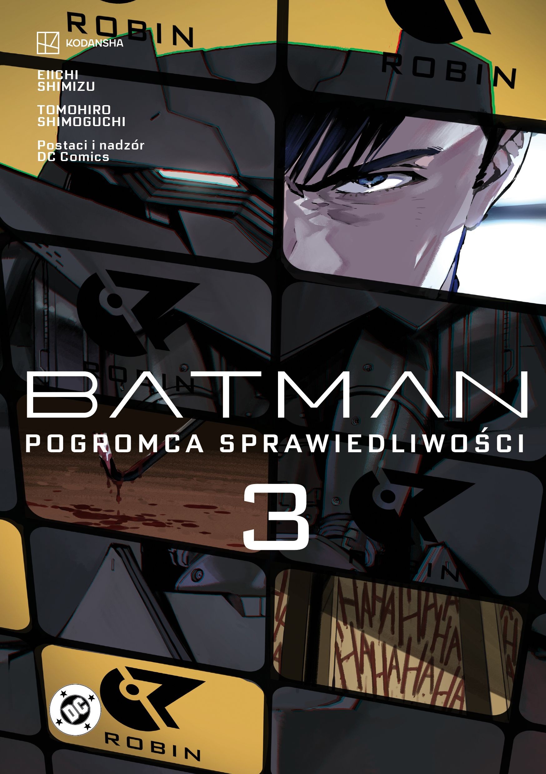 Okładka mangi (Planeta Komiksów) Batman. Pogromca sprawiedliwości  - tom 3