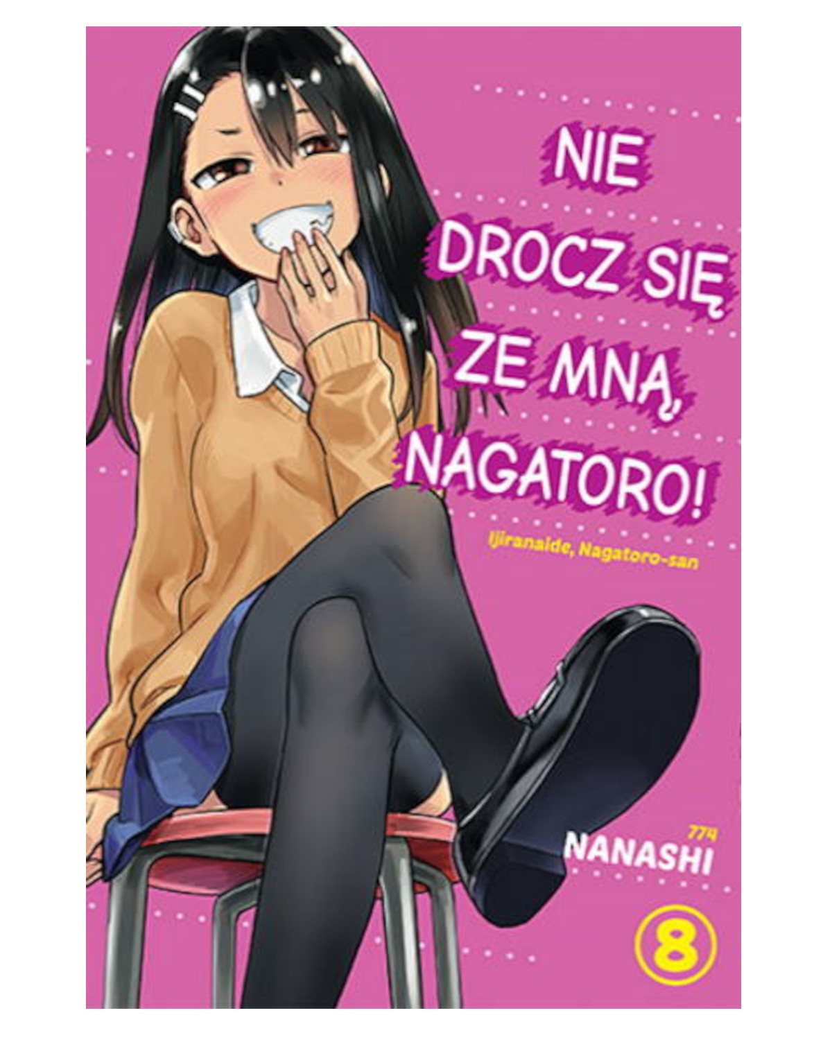 Nie drocz się ze mną, Nagatoro! - tom 8 — okładka mangi