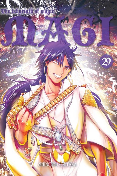 Magi: the labyrinth of magic - tom 29 — okładka mangi