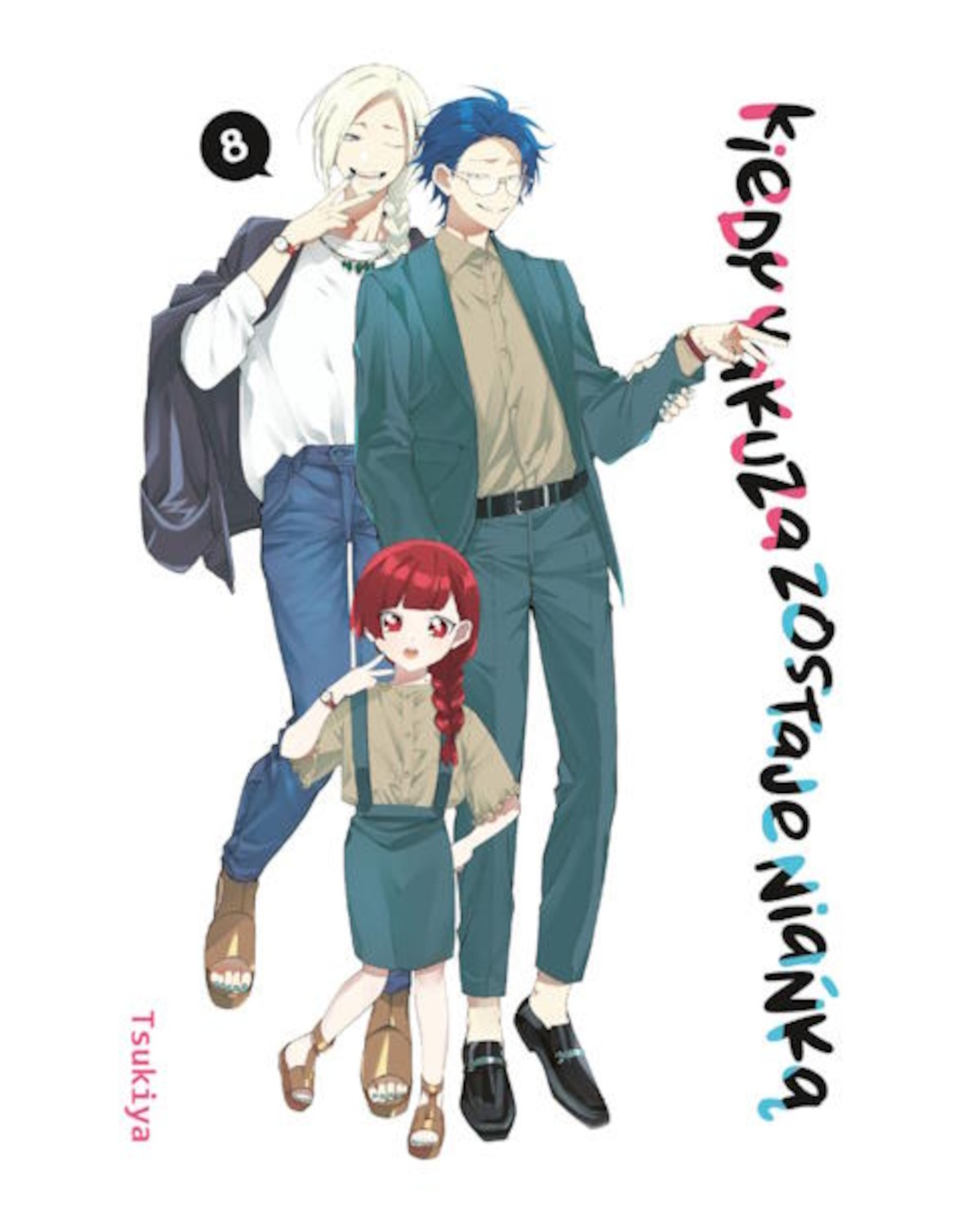 Kiedy Yakuza zostaje niańką - tom 8 — okładka mangi