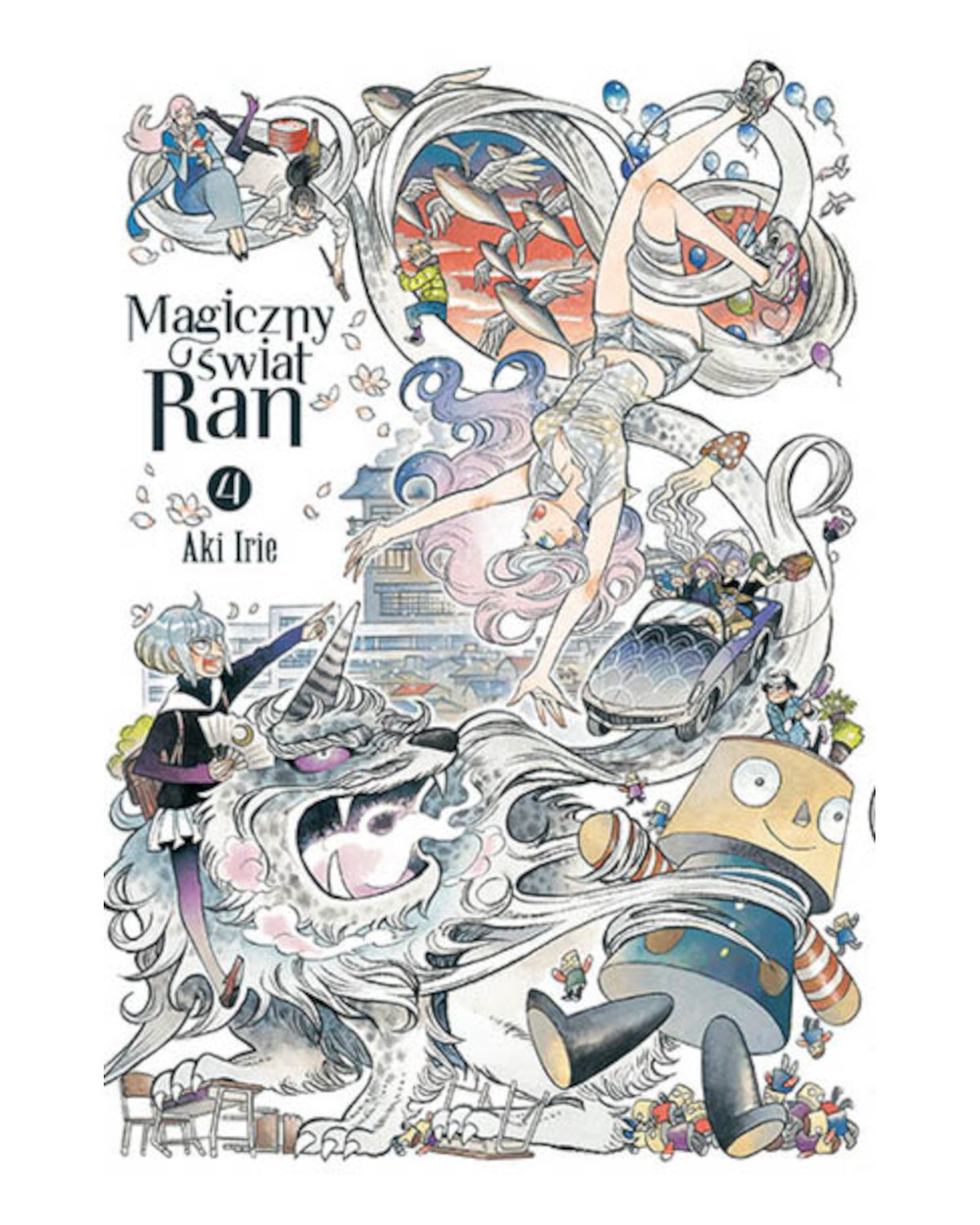 Magiczny Świat Ran - Tom 4 — okładka mangi