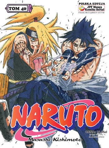 Okładka mangi Manga Naruto tom 40