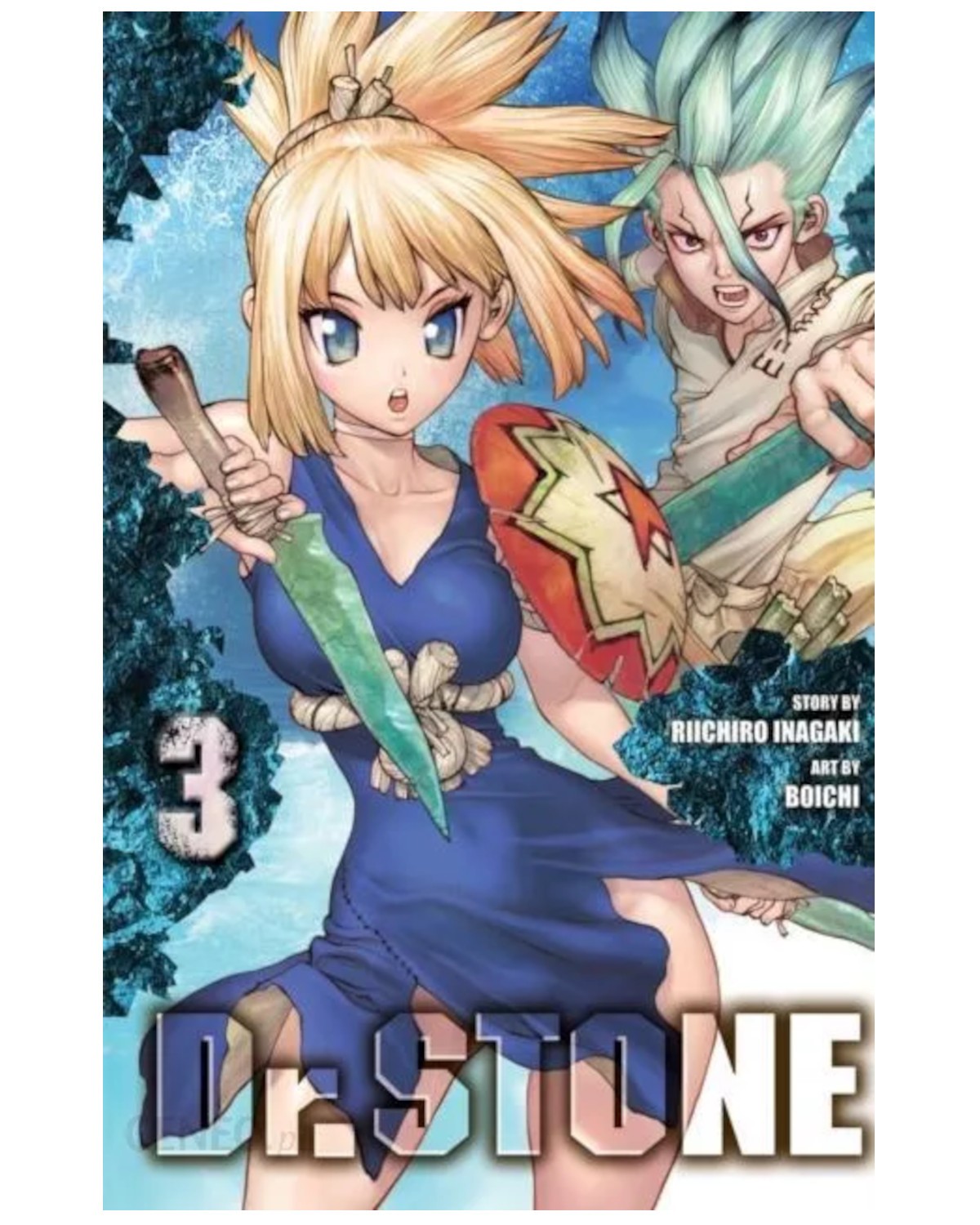 Dr. Stone (eng.) - tom 2 — okładka mangi