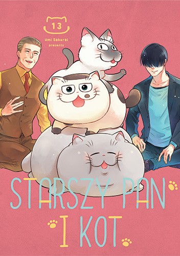 Starszy Pan i kot - tom 13 — okładka mangi