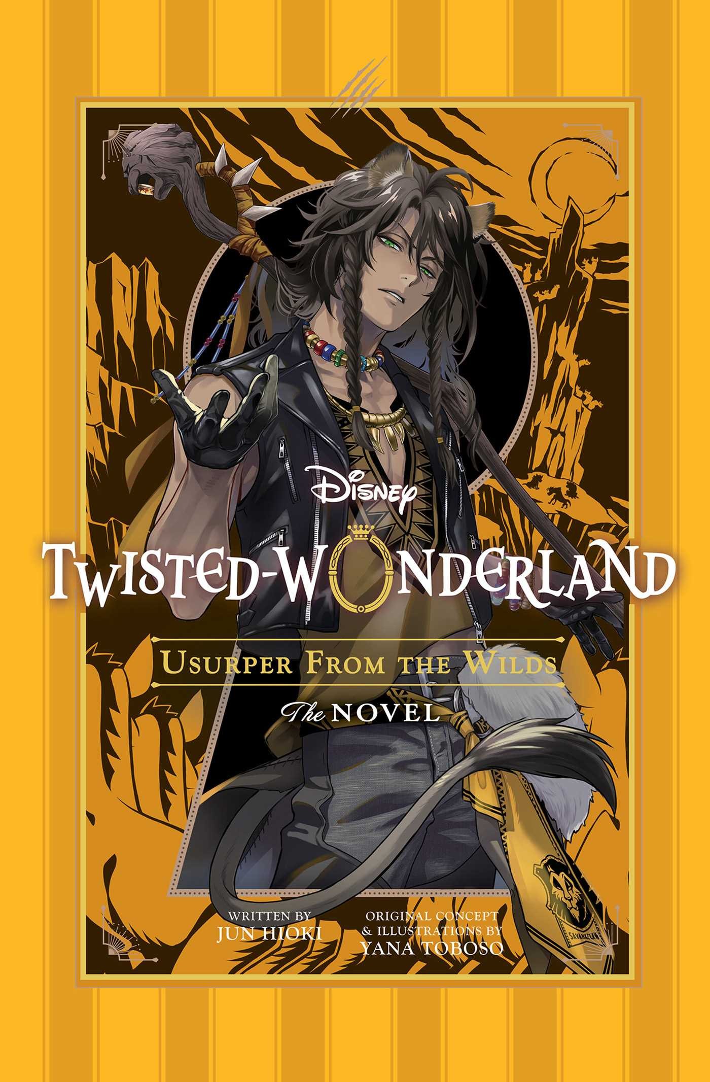 Okładka mangi (Yen Press) Disney Twisted-Wonderland: Usurper from the Wilds - The Novel (eng.)