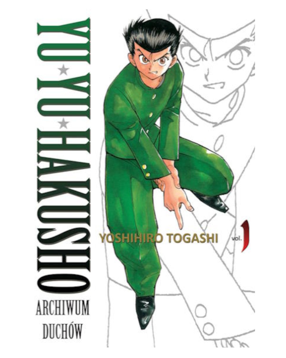 Yu Yu Hakusho - tom 1 — okładka mangi