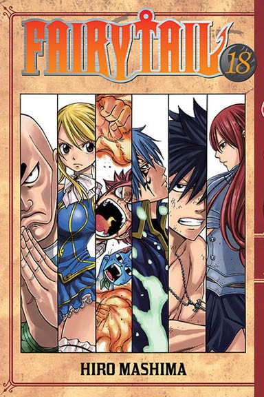 Manga - Fairy Tail tom 18 — okładka mangi
