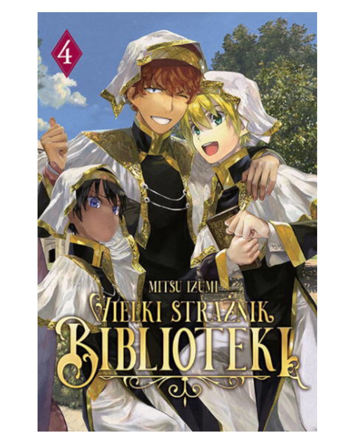 Manga - Wielki Strażnik Biblioteki - tom 4 — okładka mangi
