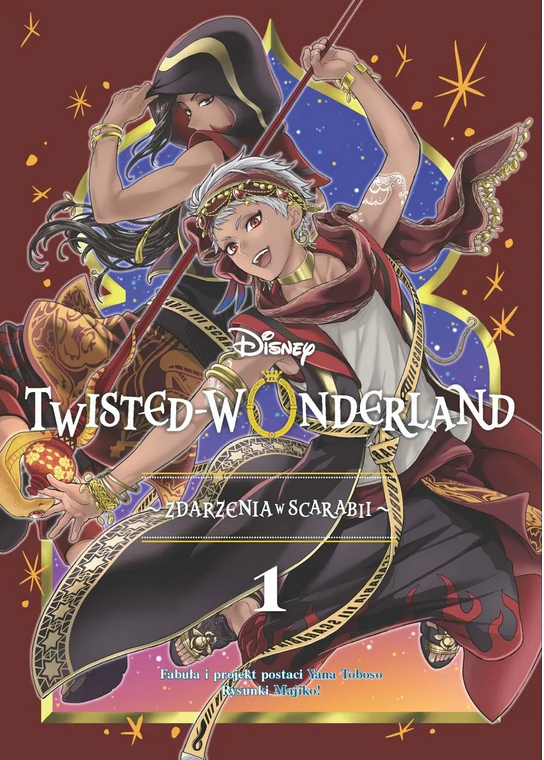 Twisted-Wonderland - Zdarzenia w Scarabii - tom 1 — okładka mangi