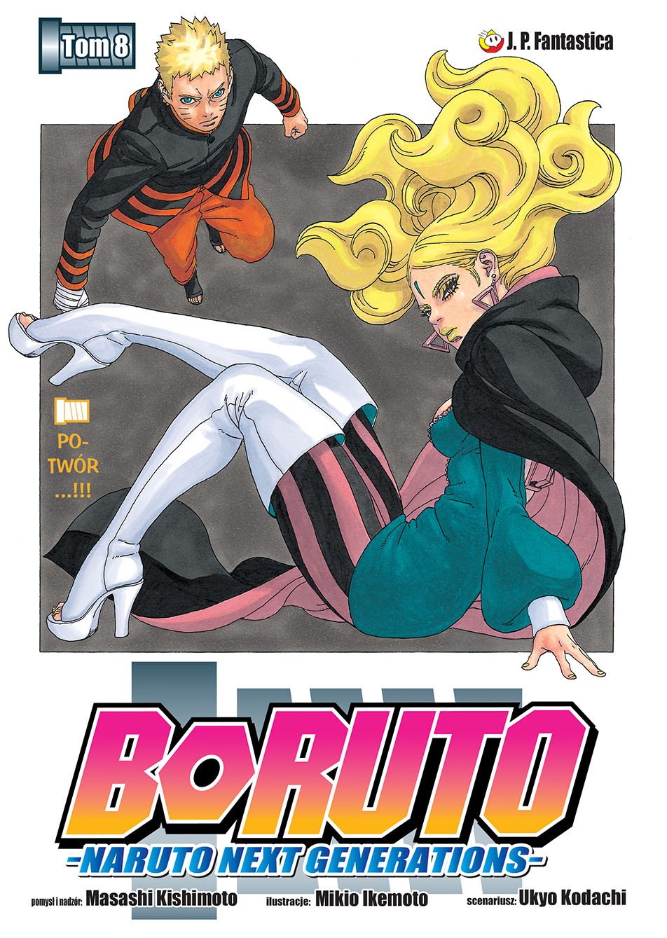 Manga - Boruto tom 8 — okładka mangi