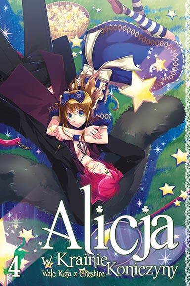 Okładka mangi (Planeta Komiksów) Manga Alicja w Krainie Koniczyny tom 4