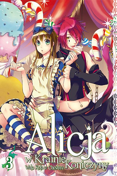 Okładka mangi (Planeta Komiksów) Manga Alicja w Krainie Koniczyny tom 3