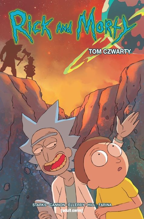 Rick and Morty — Manga Rick i Morty Tom 4 — okładka mangi