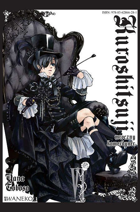 Okładka mangi (Waneko) Kuroshitsuji - tom 6