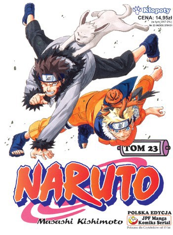 Okładka mangi Manga Naruto tom 23