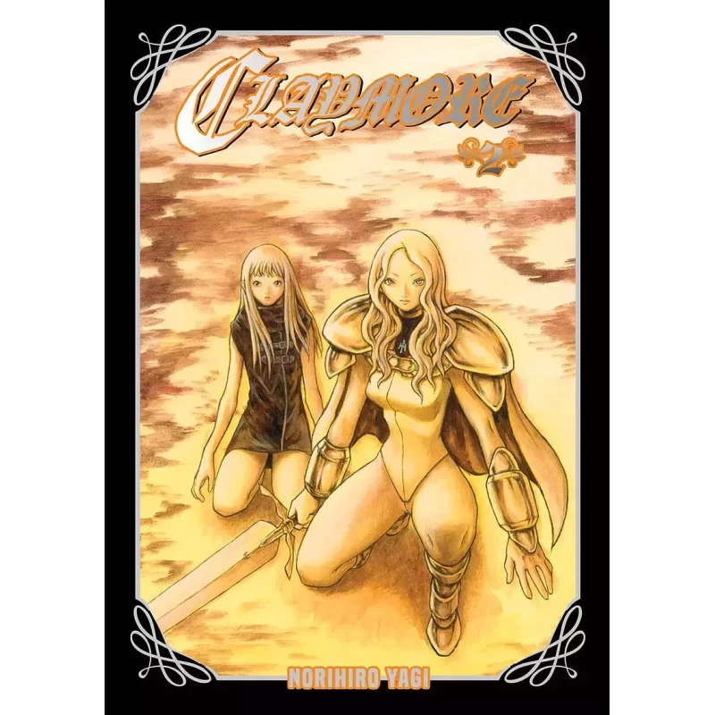 Claymore - tom 2 — okładka mangi