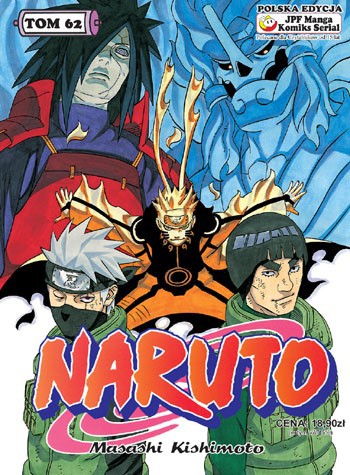 Okładka mangi Manga Naruto tom 62