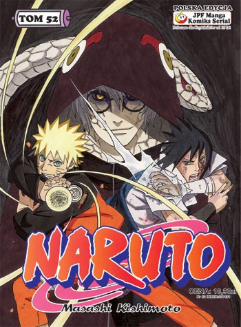 Okładka mangi Manga Naruto tom 52