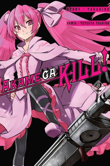 Manga - Akame ga Kill! tom 2 — okładka mangi